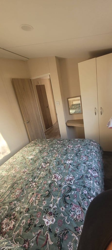 Static caravan sited 