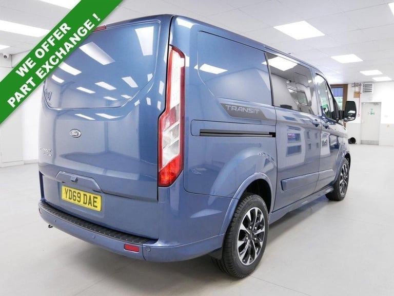 2020 FORD TRANSIT CUSTOM 320 2.0 EBL 185 SWB SPORT AUTO CREW 5 SEAT ( NO VAT )