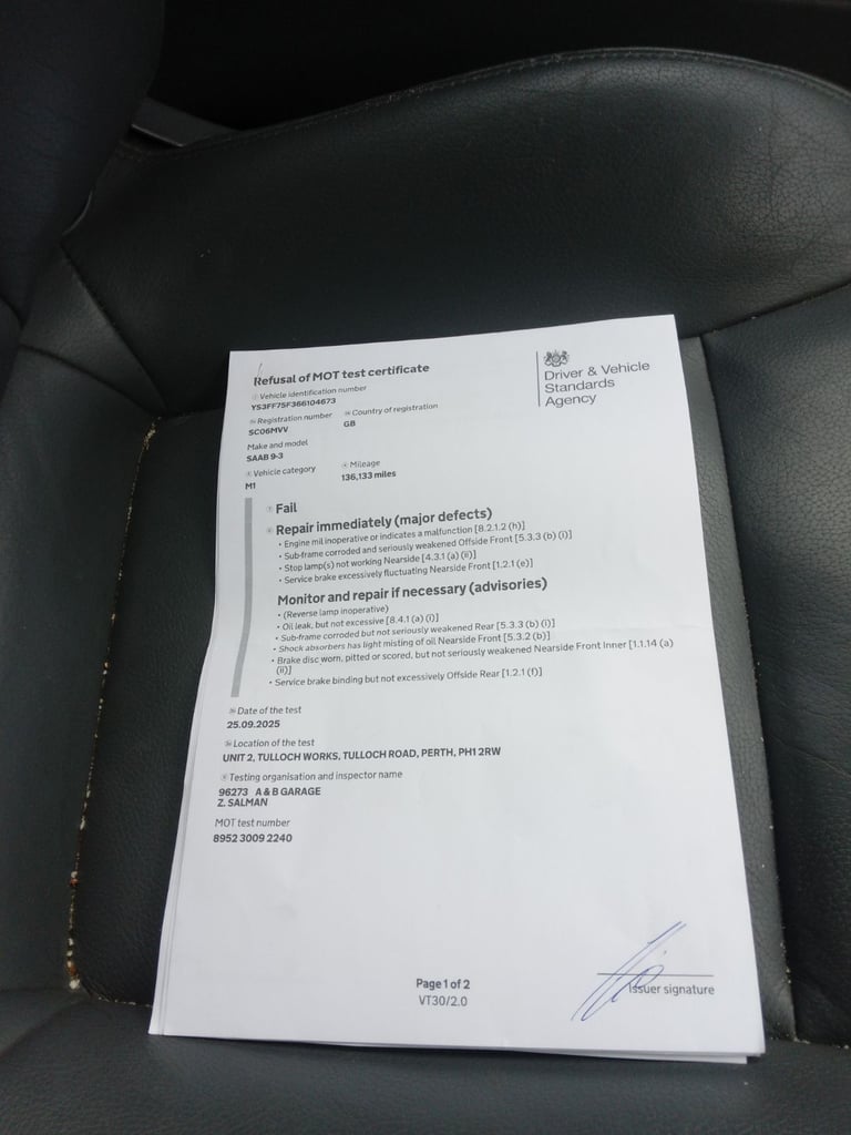 Saab, 9-3, Convertible, 2006, Manual, 1998 (cc), 2 doors