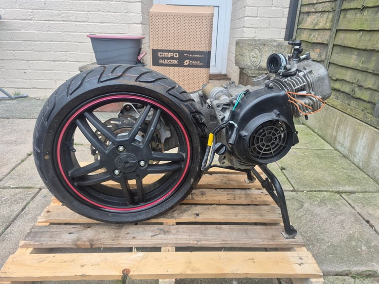 2020 LJ1P52QMI Engine Lexmoto Diablo LJ125T-8M Including Rear Wheel GY6