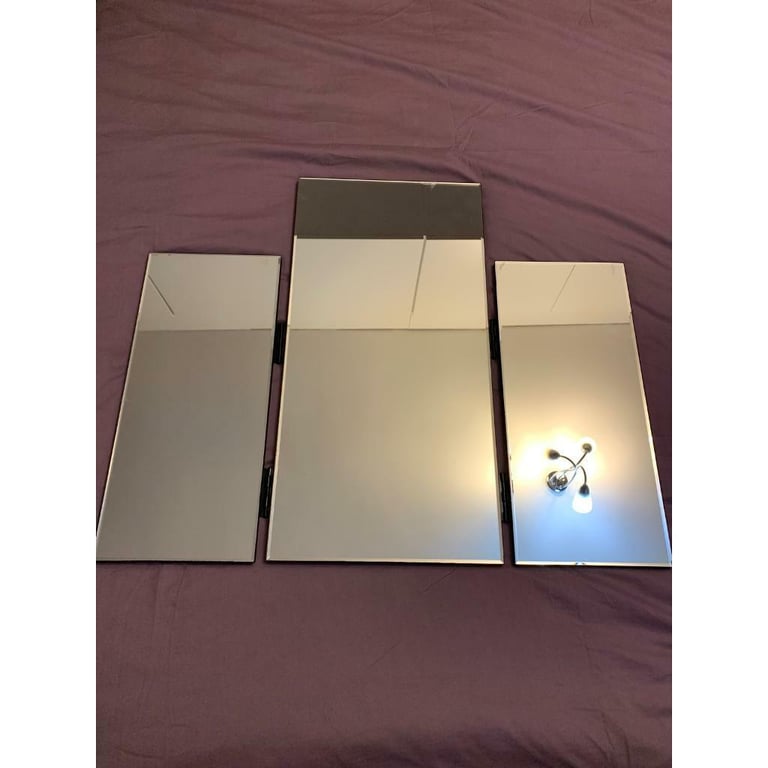 Mirror foldable 3 panels 