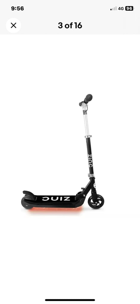 Zinc  E5 scooter Folding Light up all works ok great condition 