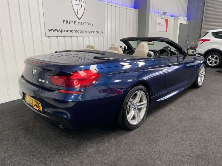 2013 BMW 6 Series 3.0 640d M Sport Convertible 2dr Diesel Auto Euro 5 (s/s) (313 ps) M SPORT  Con...