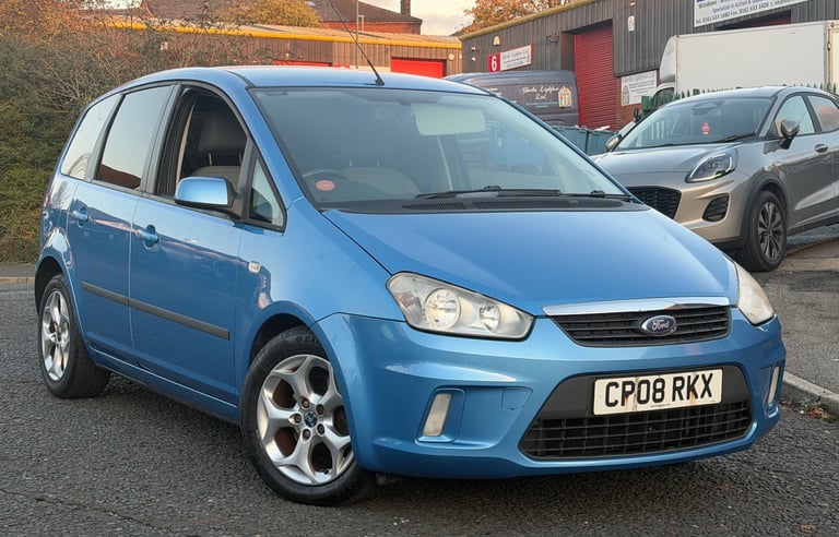 2008 08 Reg Ford C-Max Zetec 1.6 Petrol 5 Seater 1 Owner Full Servive History Very Good Runner