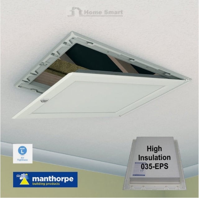 image for Manthorpe GL250-035-EPS Loft Hatch insulated airtight Loft Hatch - Drop Down