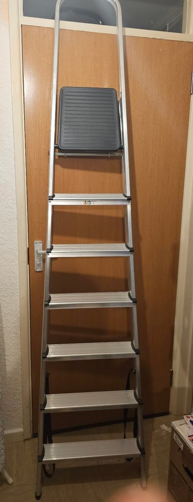 image for 7 tread ladder / loft / folding from Argos