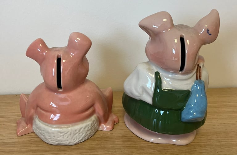 Vintage Rare NatWest Pig Money Boxes. Wade England