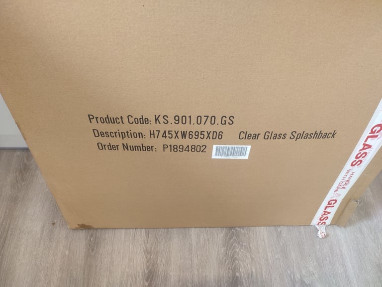 image for Wren Clear Glass Splashback