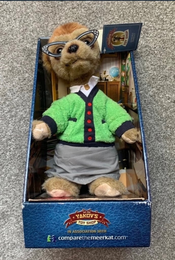 Boxed Meerkat Toy Compare the Market Maiya