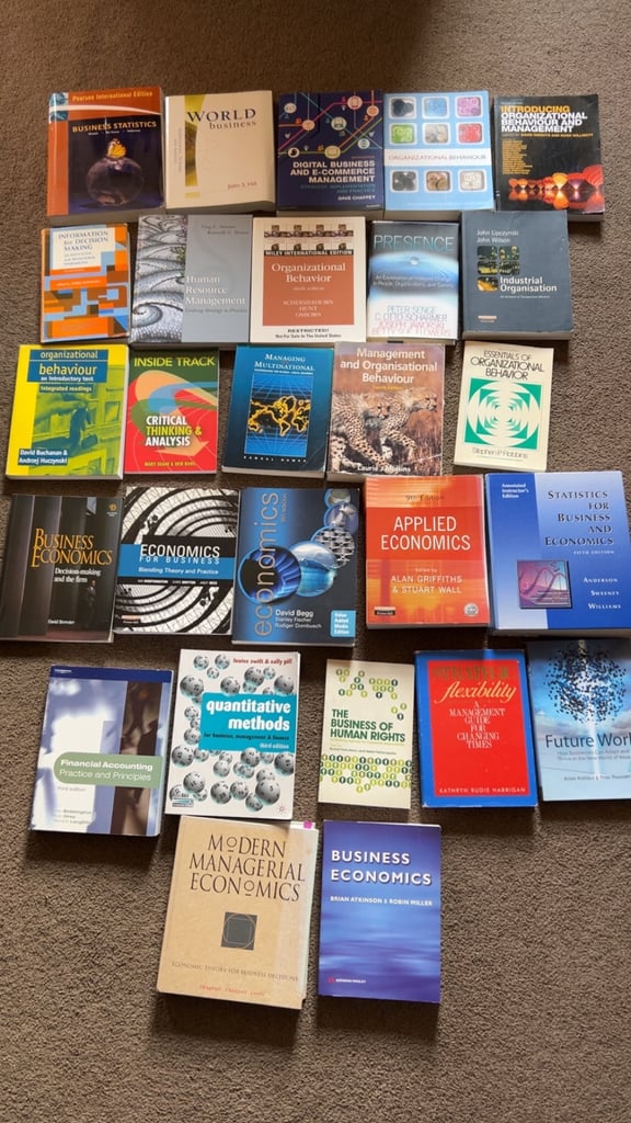 Business textbooks 