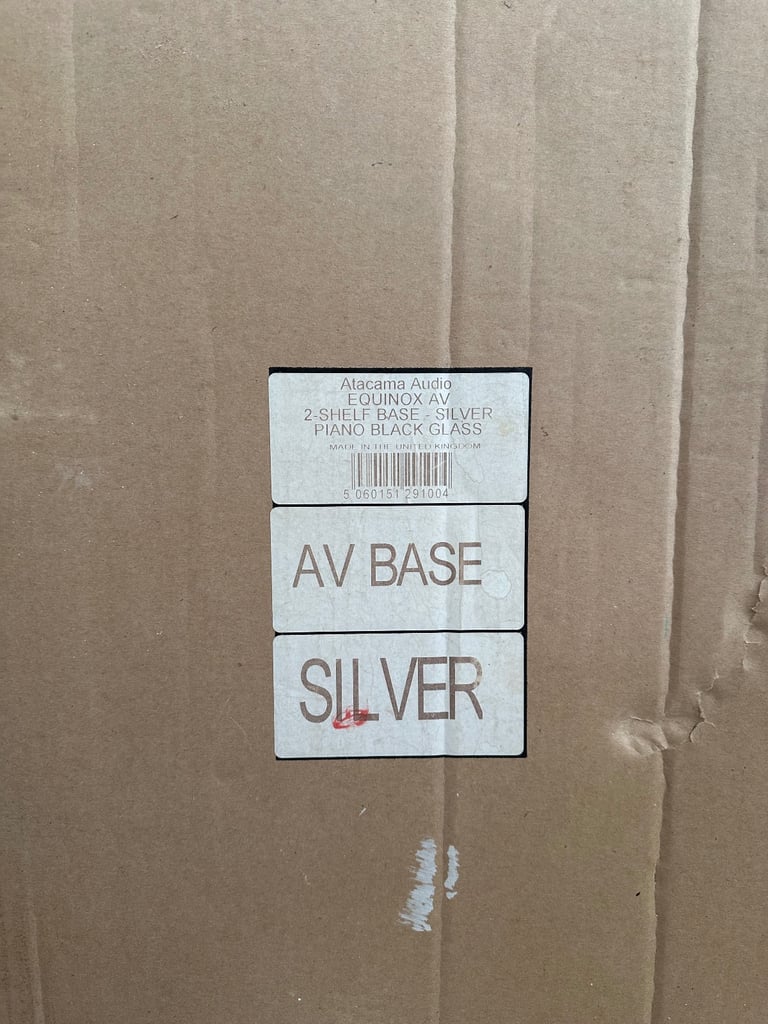 Atacama Tv Stand Black / Silver 