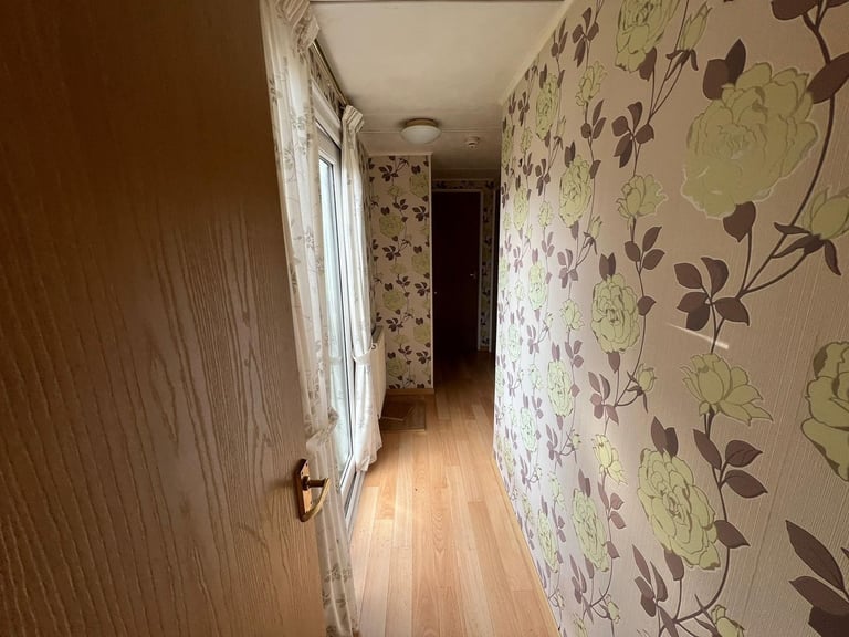 Static Caravan For Sale Pine Log 40ftx12ft, 2 Bedroom Cabin