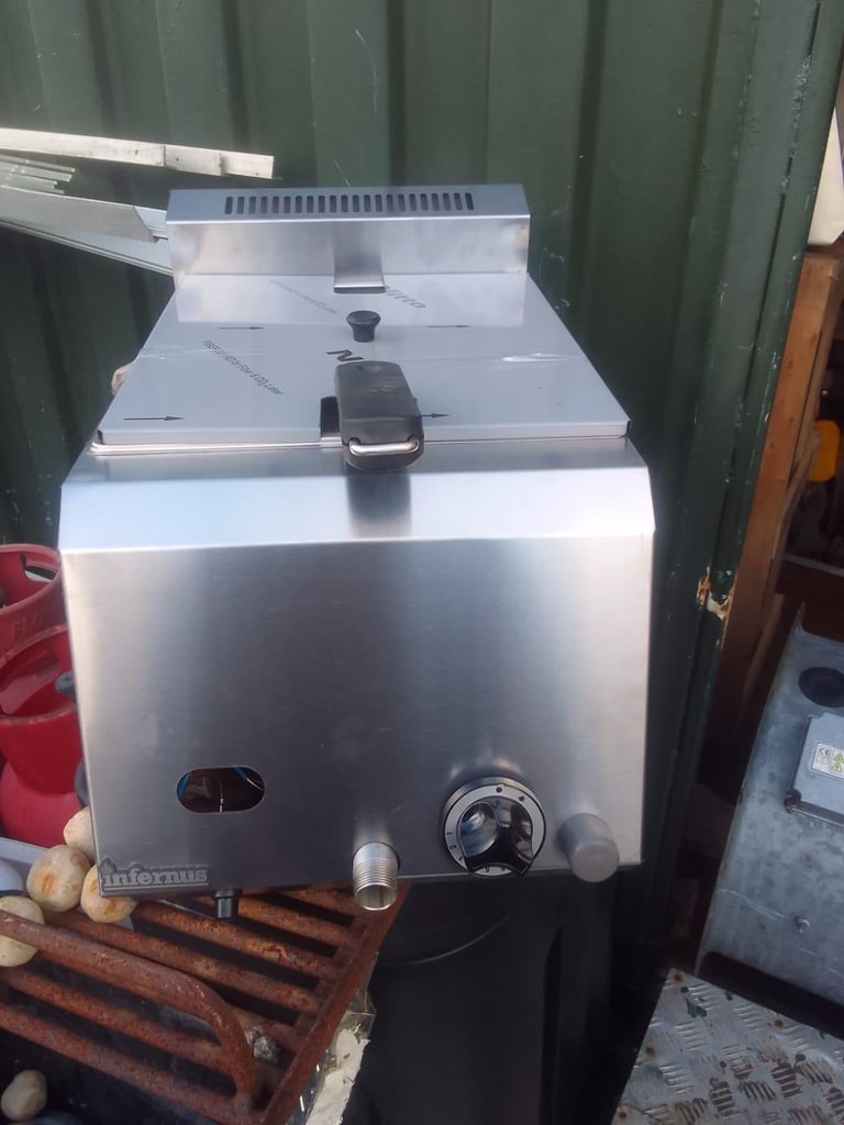 Catering equipment commercial Gas Tabletop Fryers restaurant trailer kitchen pub items 