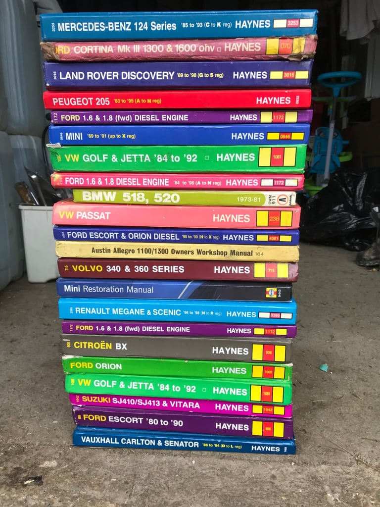 Haynes car manuals 