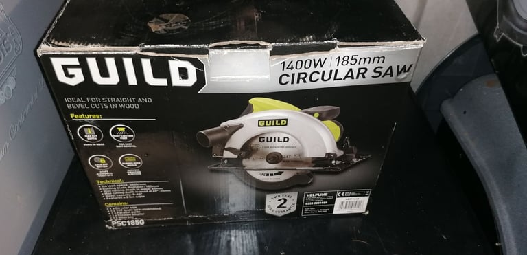 Guild 1400w 185mm circular saw