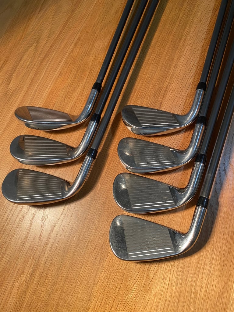 * SOLD * LADIES CALLAWAY XR OS (oversize) IRONS.  R/H  * Full 7 piece matching set *