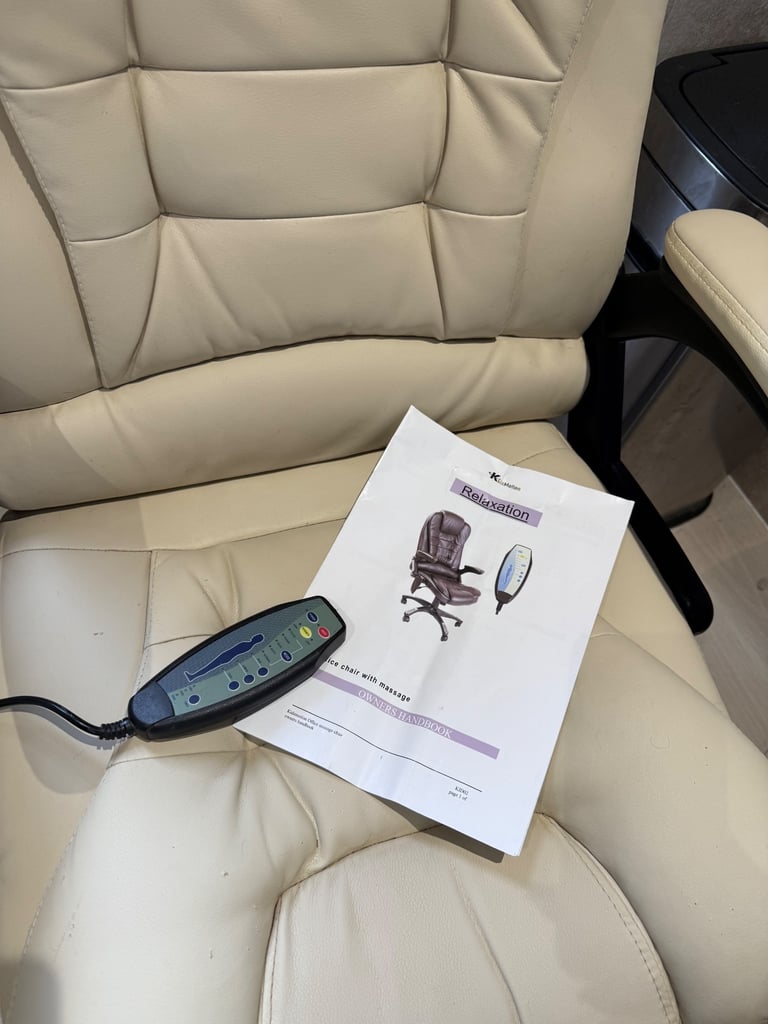Massage, reclining & heated office chair 