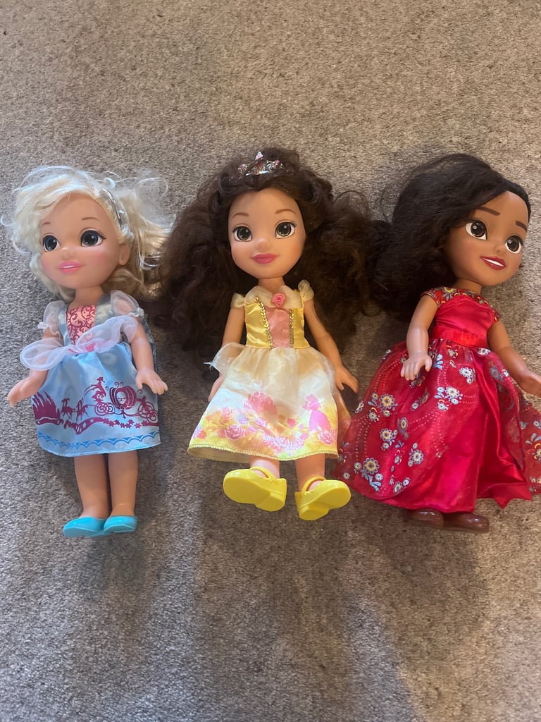 image for Disney Princess Dolls x 3
