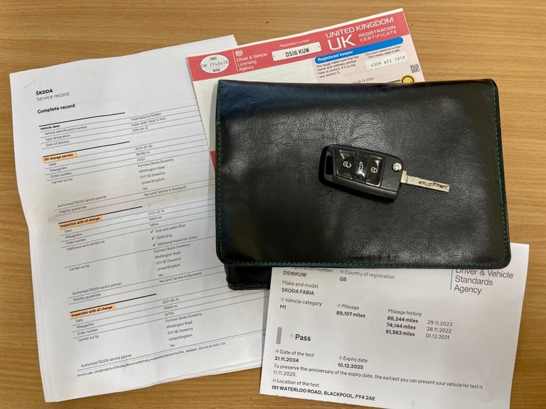 2016 Skoda FABIA SE TSI HATCHBACK 1.2 SE TSI 5DR Manual Hatchback Petrol Manual