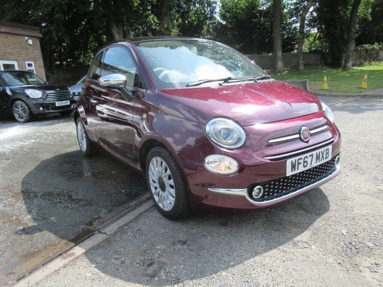 2017 67 FIAT 500 1.2 LOUNGE HATCHBACK 3DR PETROL MANUAL EURO 6 (S/S) (69 BHP)