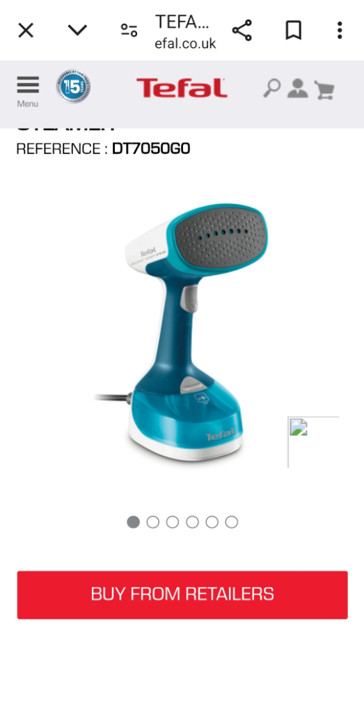 Tefal Travel Steamer 