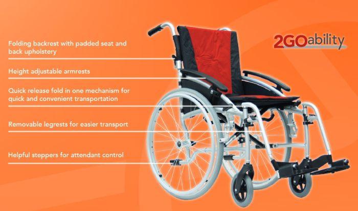 Wheel chair self propelled g lite pro 