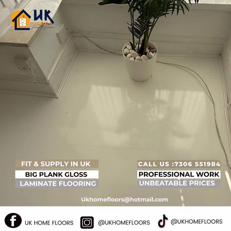 image for Low cost unbeatable price premium Big Plank Gloss Laminate 