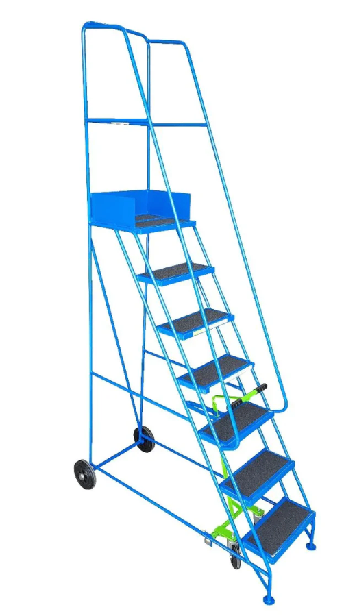 Klime Ezee Red Seven Step / Seven Tred Mobile Warehouse Steps