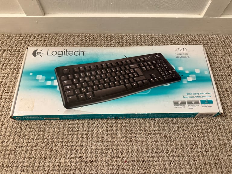 image for logitech k120 wired keyboard