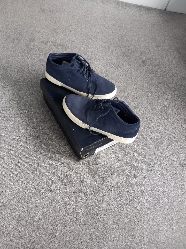Polo Ralph Lauren blue suede casual shoes
