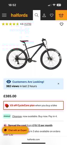 2x Carrera Vengeance Men's Mountain Bikes Black (Medium Large