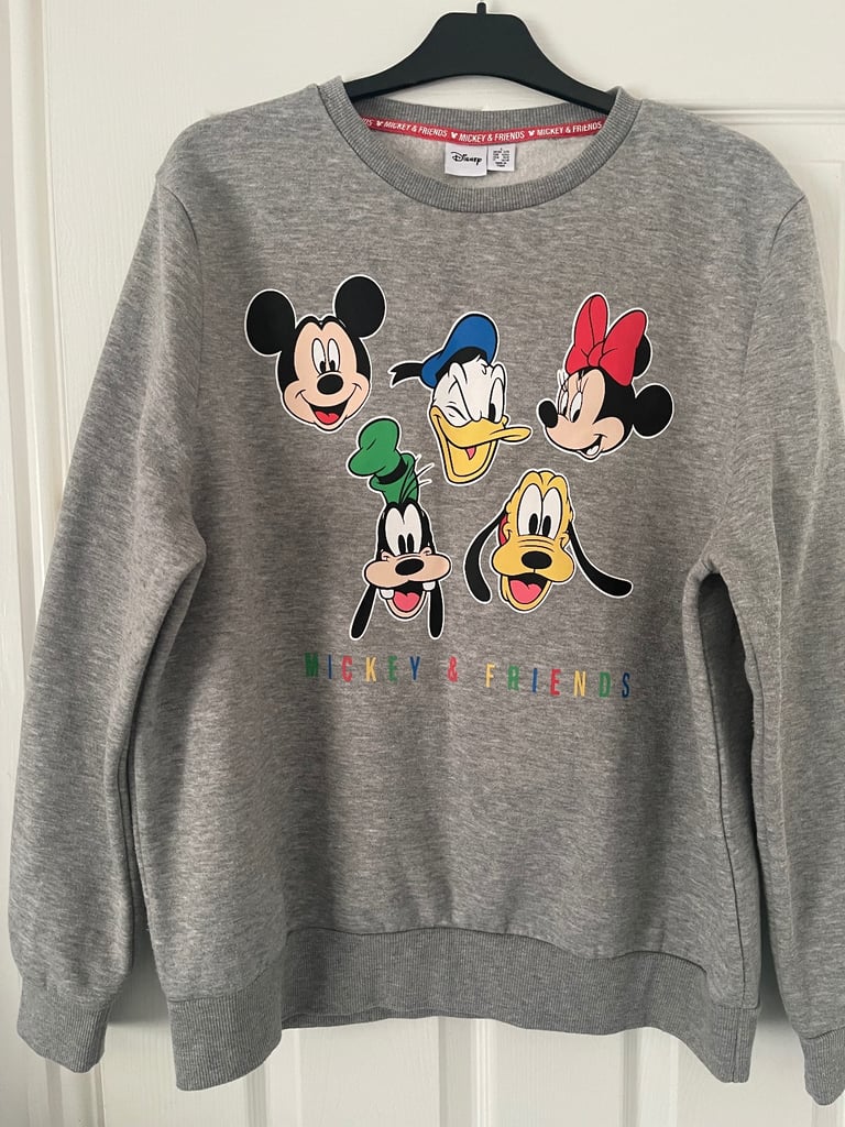 image for Disney Mickey And Friends Sweatshirt/ Long Sleeves Top Ladies Size L