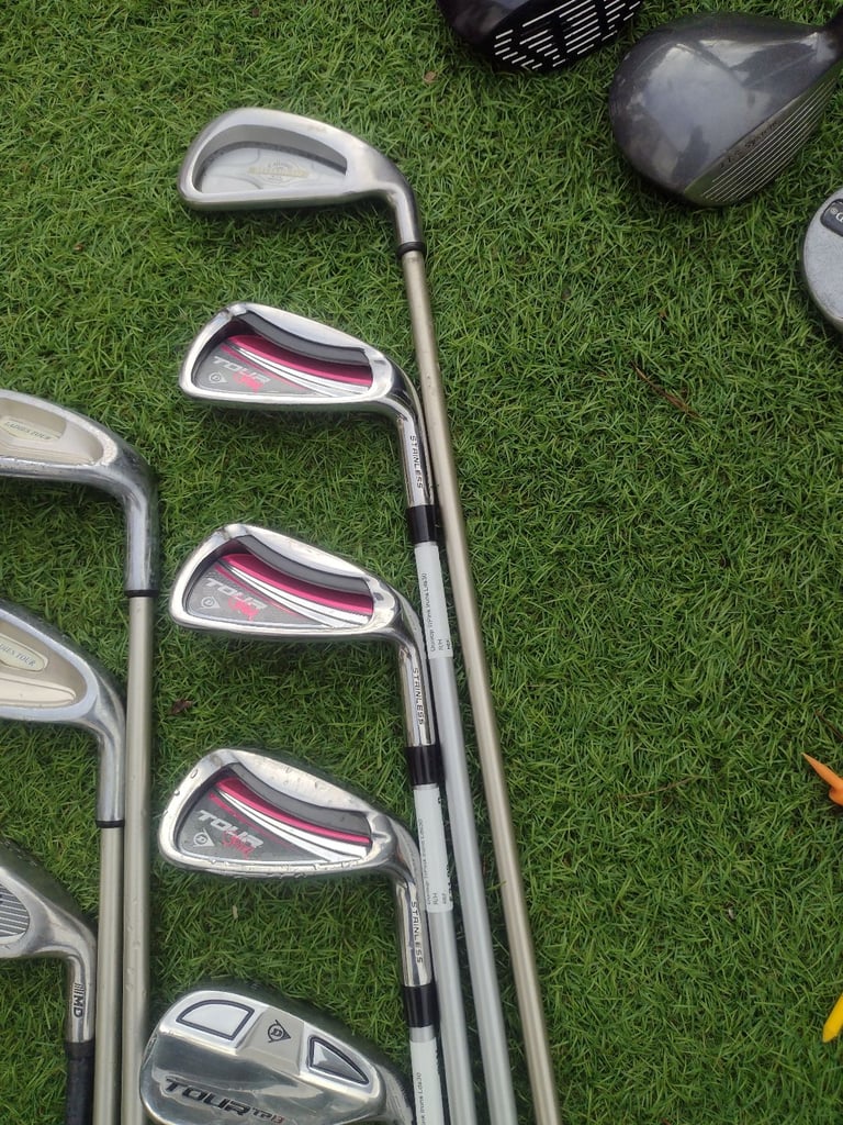 VGC FULL SET LADIES GRAPHITE GOLF CLUBS + HOWSON GOLF BAG + FREE EXTRAS 