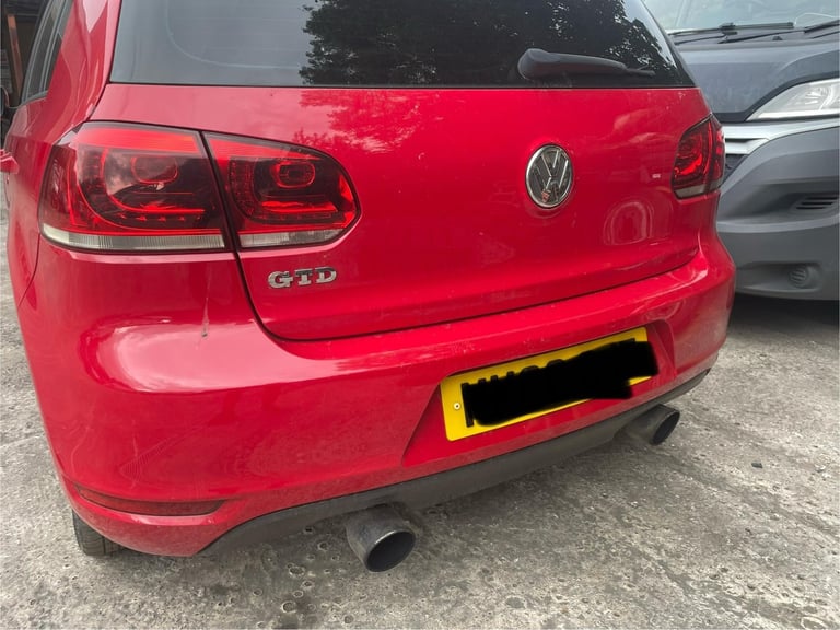 VW GOLF MK6 GTD FOR BREAKING IN RED 08-12 LY3D 