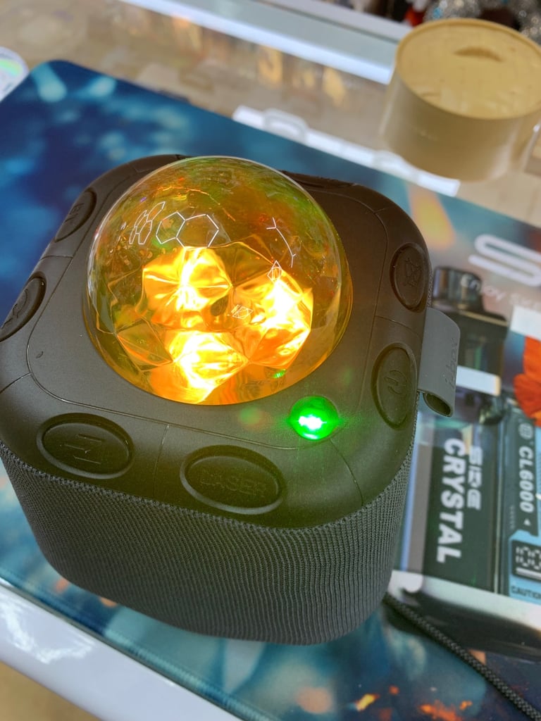 Galaxy projector with wireless speaker 