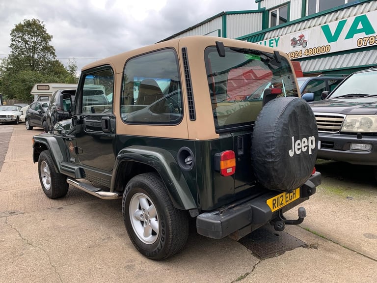 1997 RHD Jeep Wrangler 4.0L SAHARA TJ SERIES 5-SP MANUAL (LOW MLS) CLASSIC CAR 