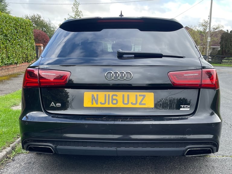 Audi A6 Avant 2.0 TDI S-Line Ultra Black Edition 190BHP in Stunning Black 