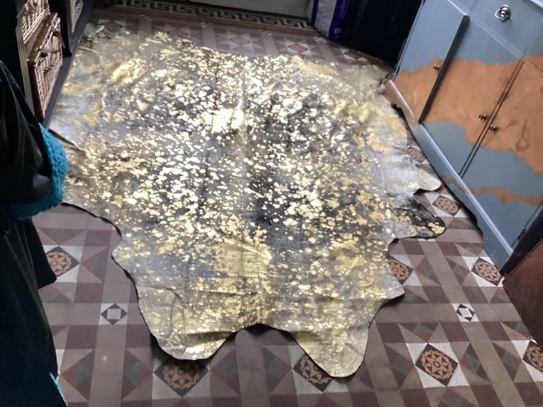 image for Metallic Cowhide Rug 