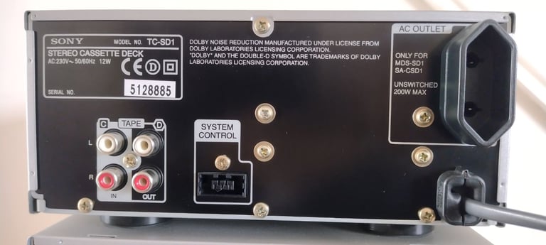 SONY HCD-SD1 TC-SD1 SYSTEM 