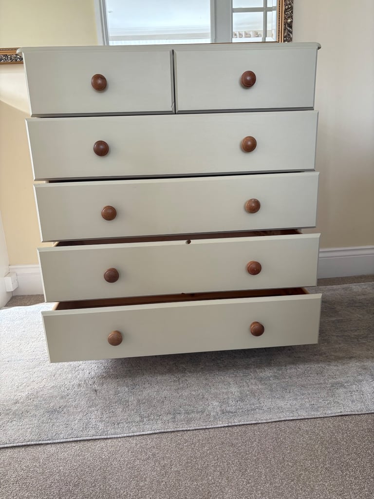 Pine Six Drawer Chest 