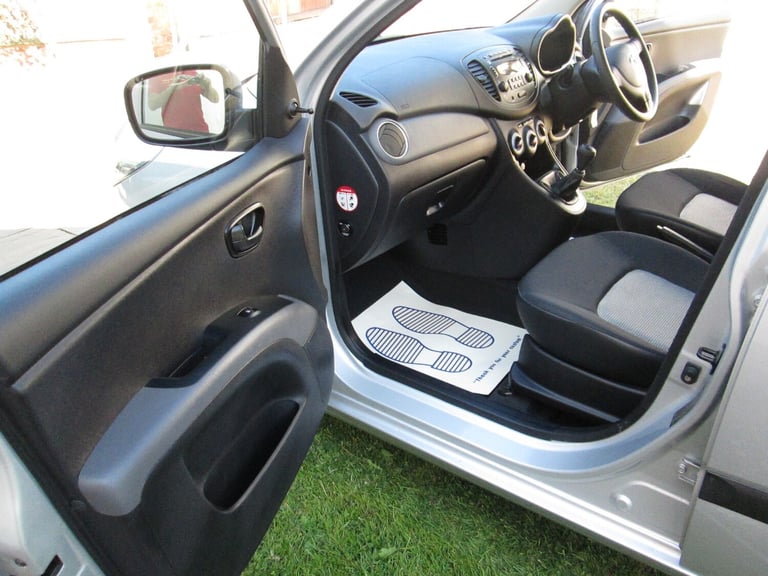 Hyundai i10 Classic. 2009. Silver. Just 12,000 miles. Service history. £35 tax. 