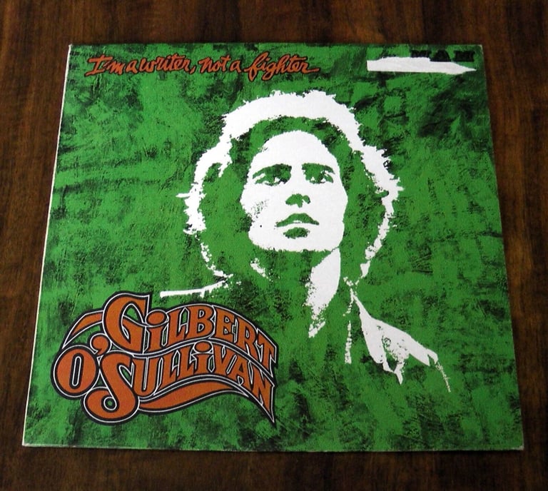 image for Gilbert O'Sullivan I'm a Writer, Not A Fighter Vinyl LP + Lyric Sheet & Transfer
