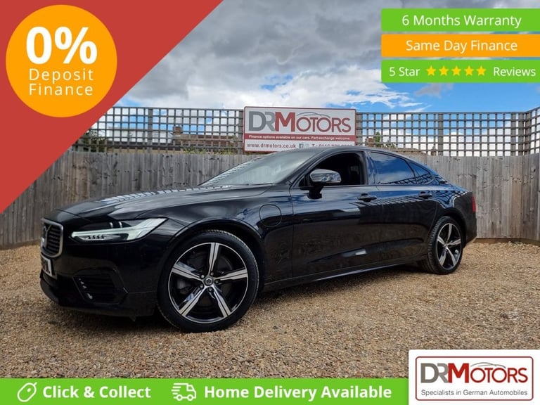 2020 Volvo S90 2.0h T8 Twin Engine 10.4kWh R-Design Plus Saloon 4dr Petrol Plug-in Hybrid  Saloon...