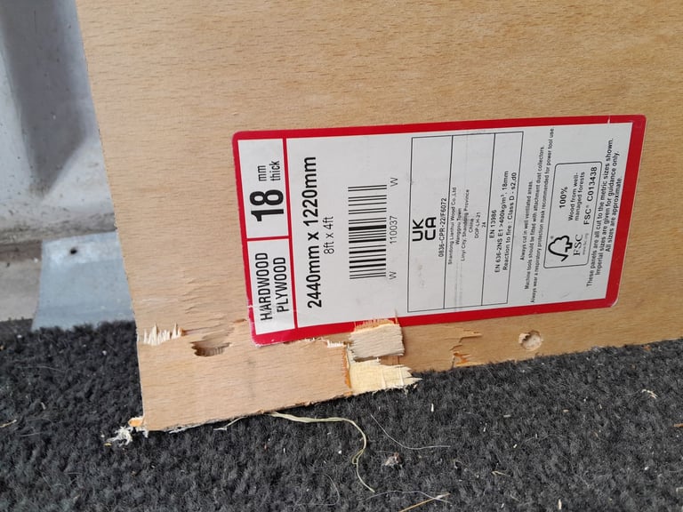 image for 18mm Used marine plywood