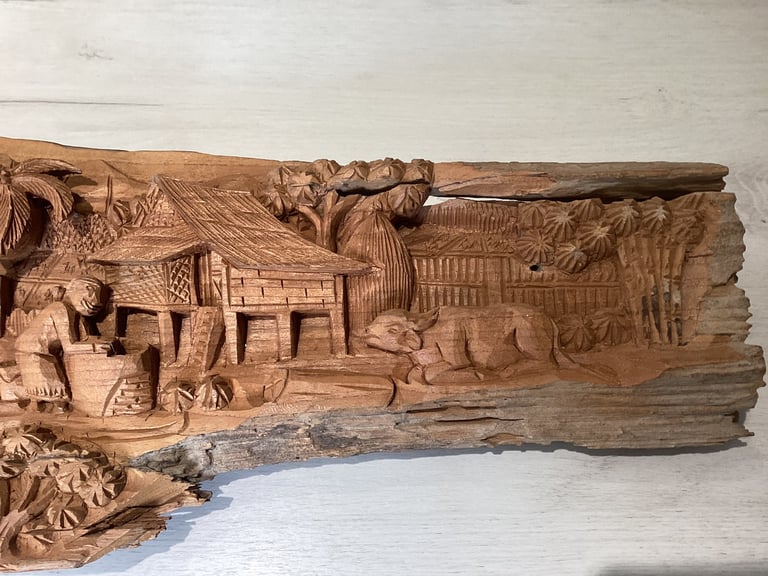 Hand Carved Wall Decoration 