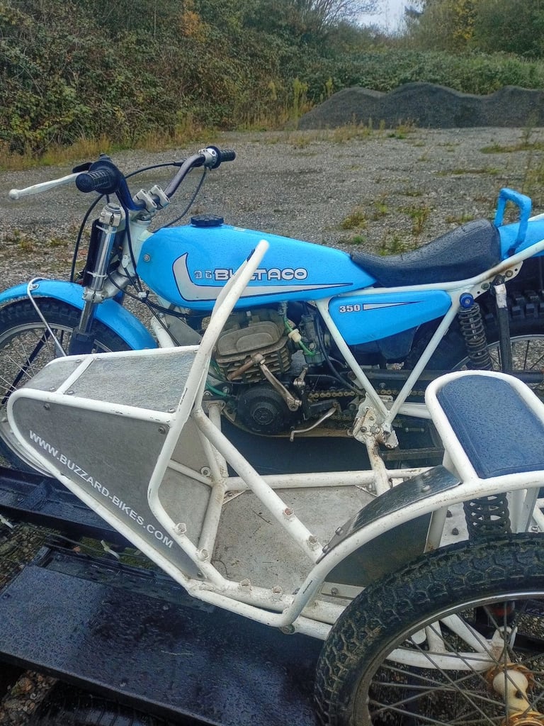 Trials bike sidecar, Bultaco 350 trials bike and sidecar 