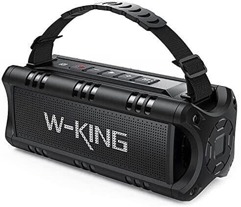 W-KING D8 portable waterproof bluetooth speaker 50w