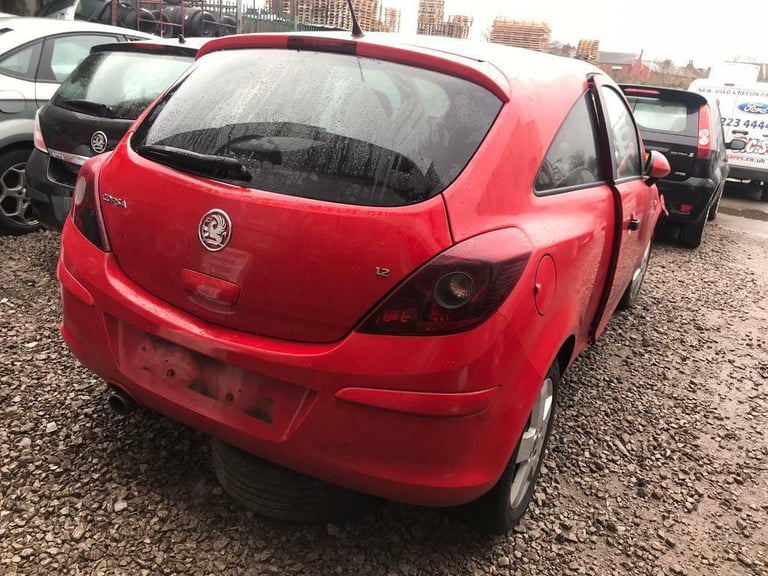 Vauxhall CORSA D.  Tailgate Red.   2008 - 2012. Inc screen 