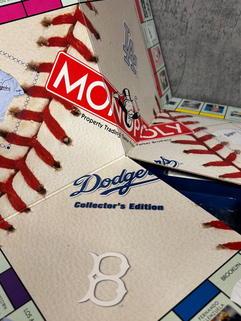 Baseball Dodgers Collectors Edition Monopoly Sealed Game
