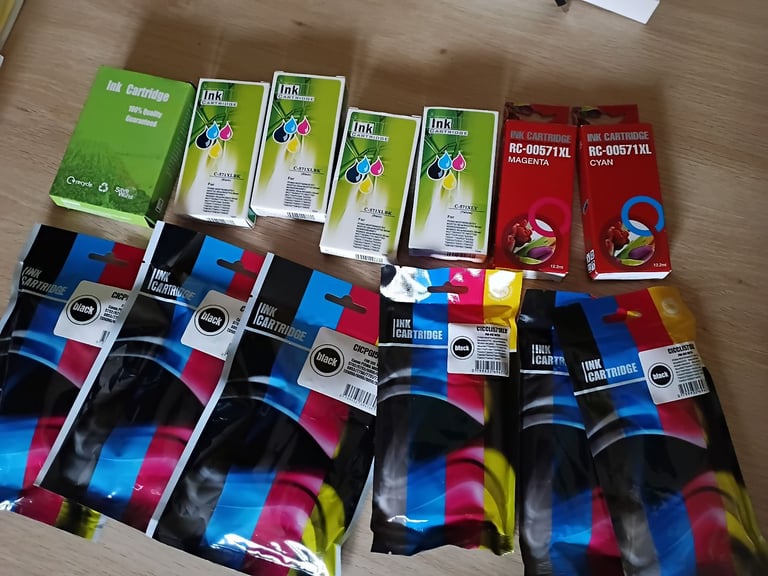 image for 13 Canon Pixma new compatible printer cartridges 